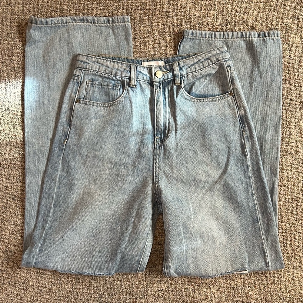 Urban Revivo Distressed Wide Leg Jeans